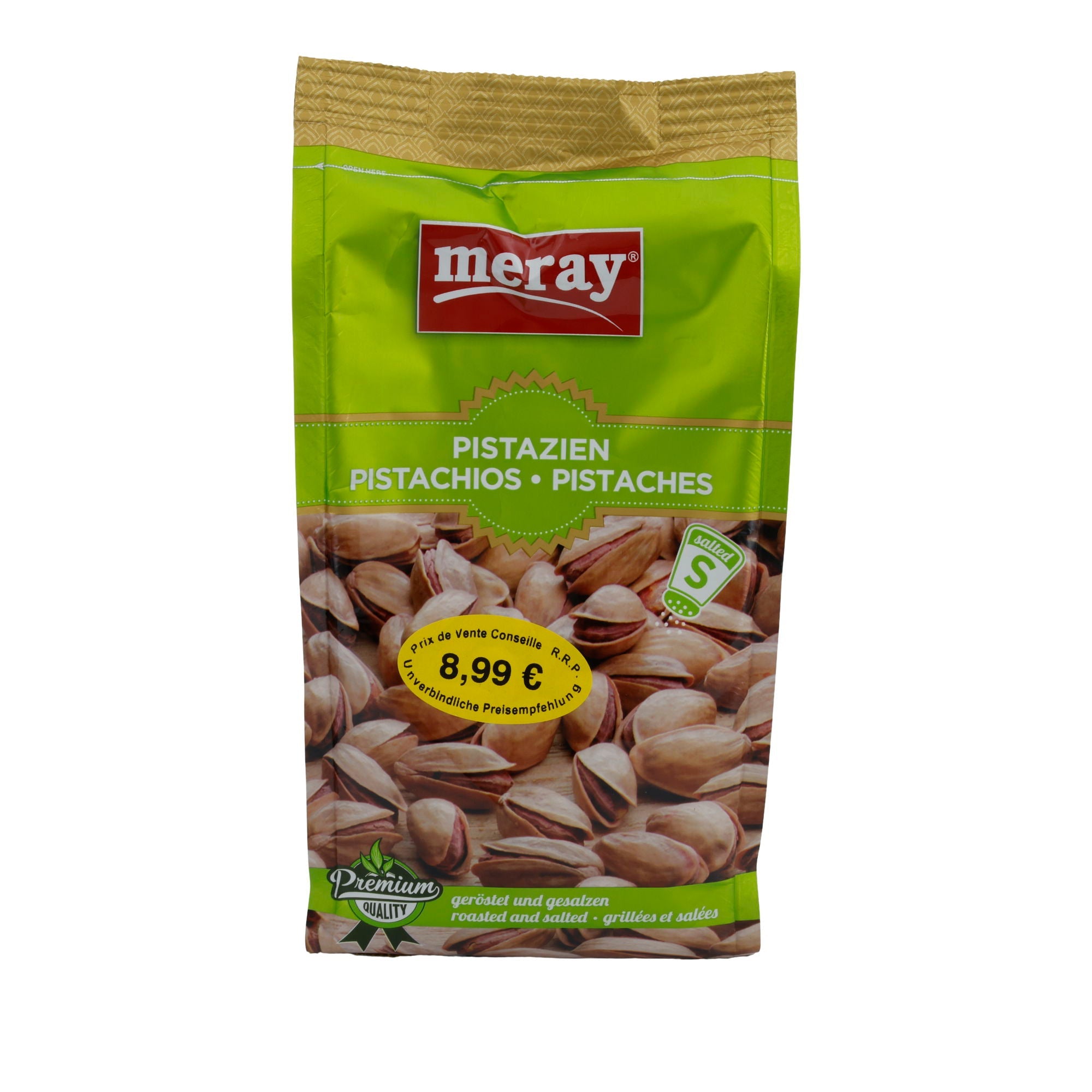 Pistazien Meray | Geröstet und gesalzen | Für den Snackgenuss | 300 g MERAY
